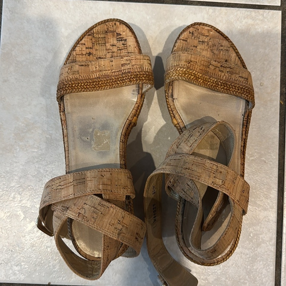 Stuart Wietzman ankle wrap wedges